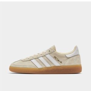Adidas Women's Originals Handball Spezial Casual Shoes in Beige/Wonder White